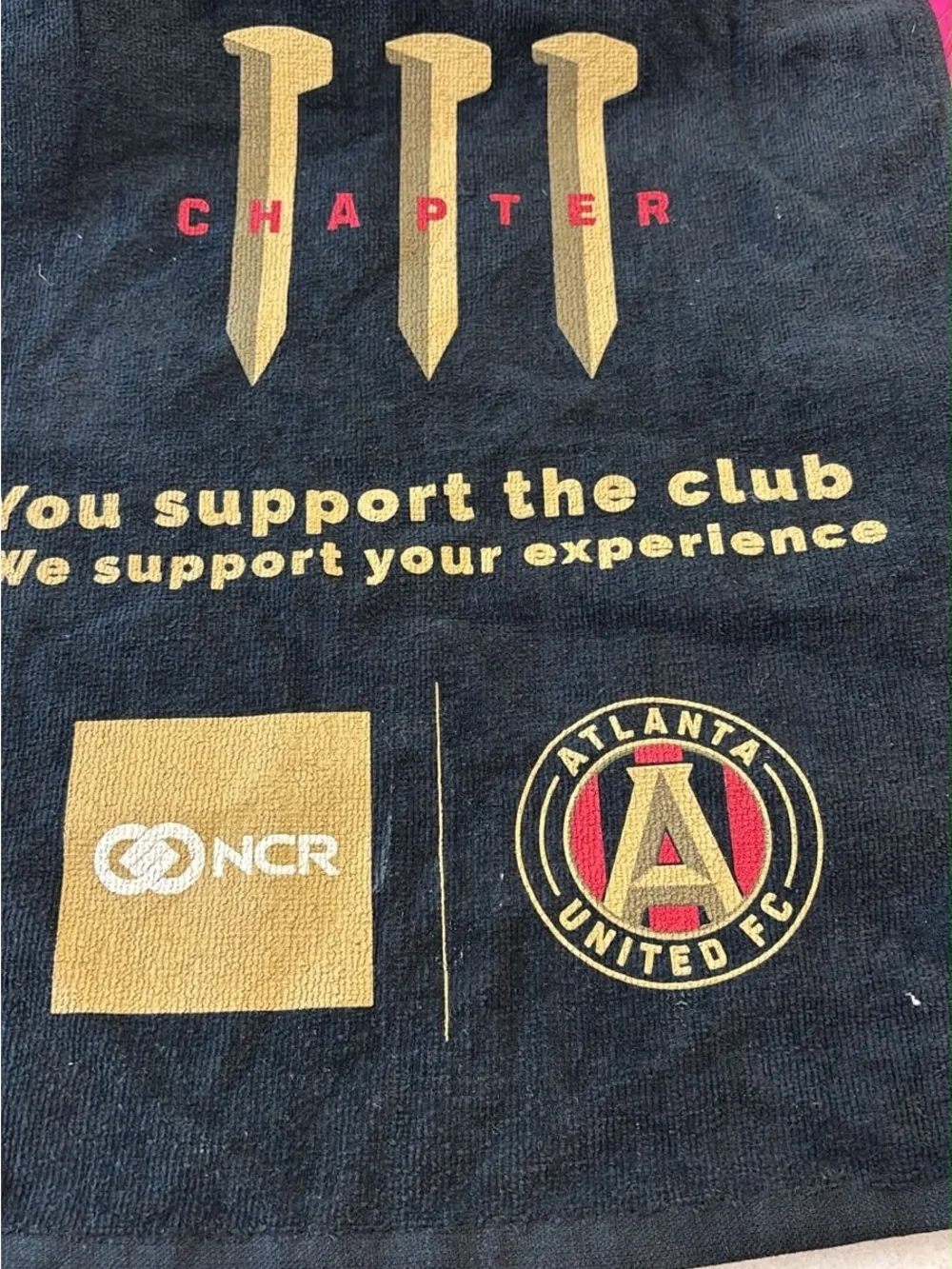 Atlanta United FC 2019 Chapter III NCR Promotional Rally Towel Stock #B33